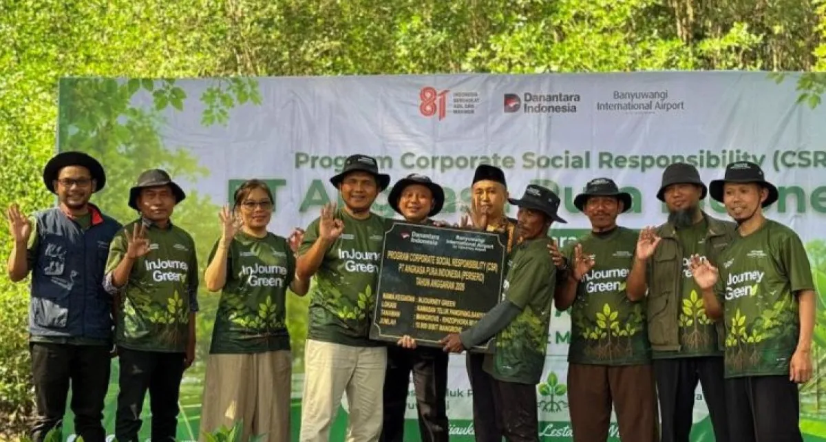 InJourney Airports Lakukan Penanaman 10.000 Bibit Mangrove di Banyuwangi