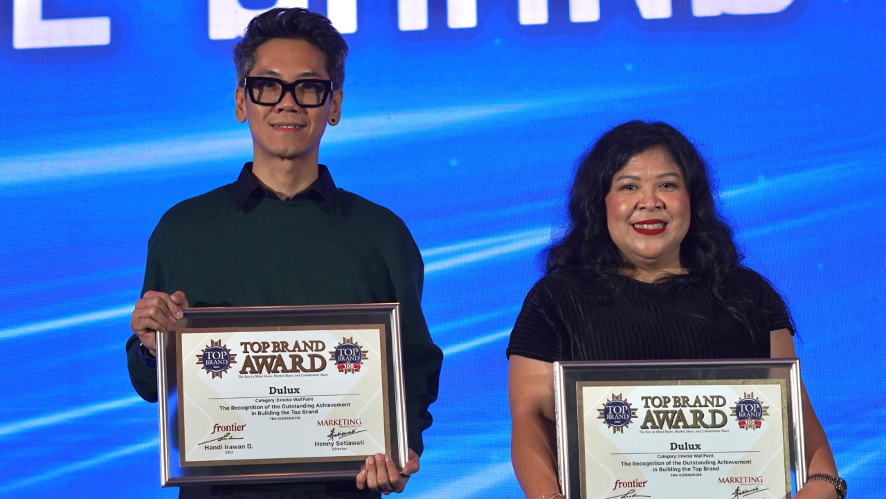 Dulux kembali meraih Top Brand Award 2026