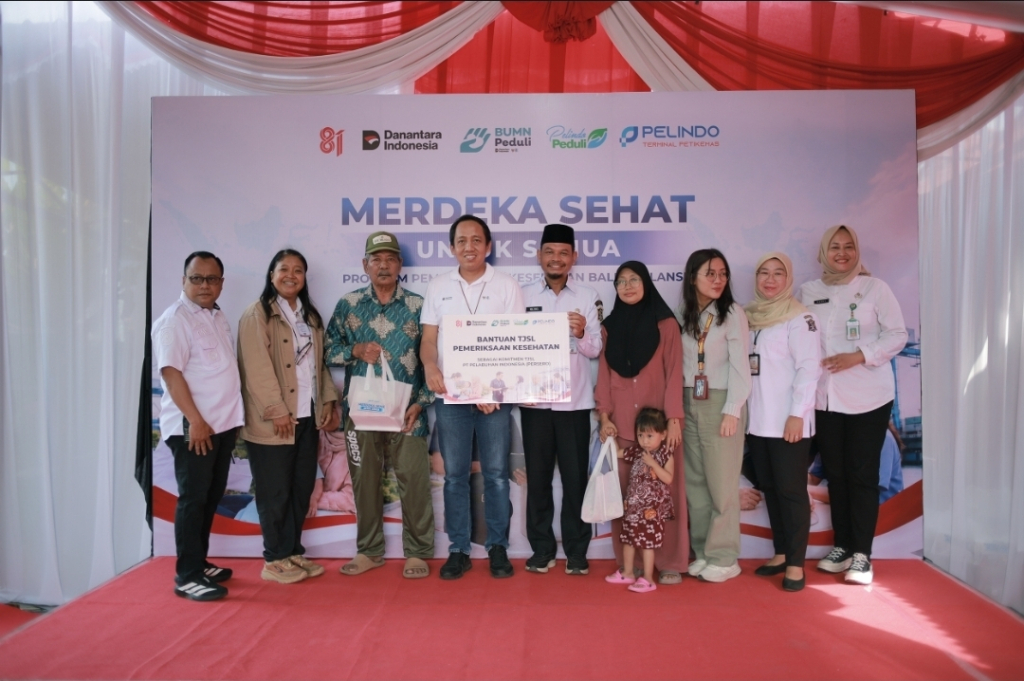 Pelindo Terminal Petikemas Gelar Pemeriksaan Kesehatan bagi 200 Balita dan Lansia di Kawasan Pelabuhan