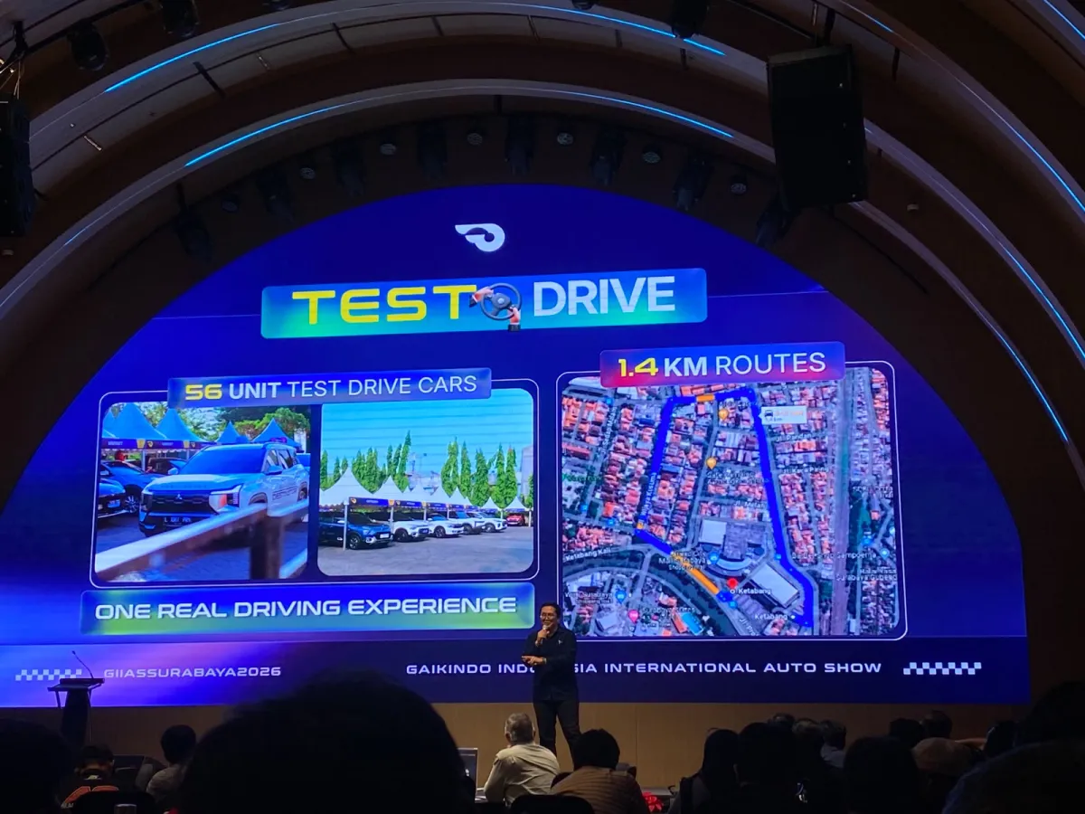 79 Kendaraan Siap Dijajal di Area Test Drive GIIAS Surabaya 2026, Ini Syarat dan Rutenya