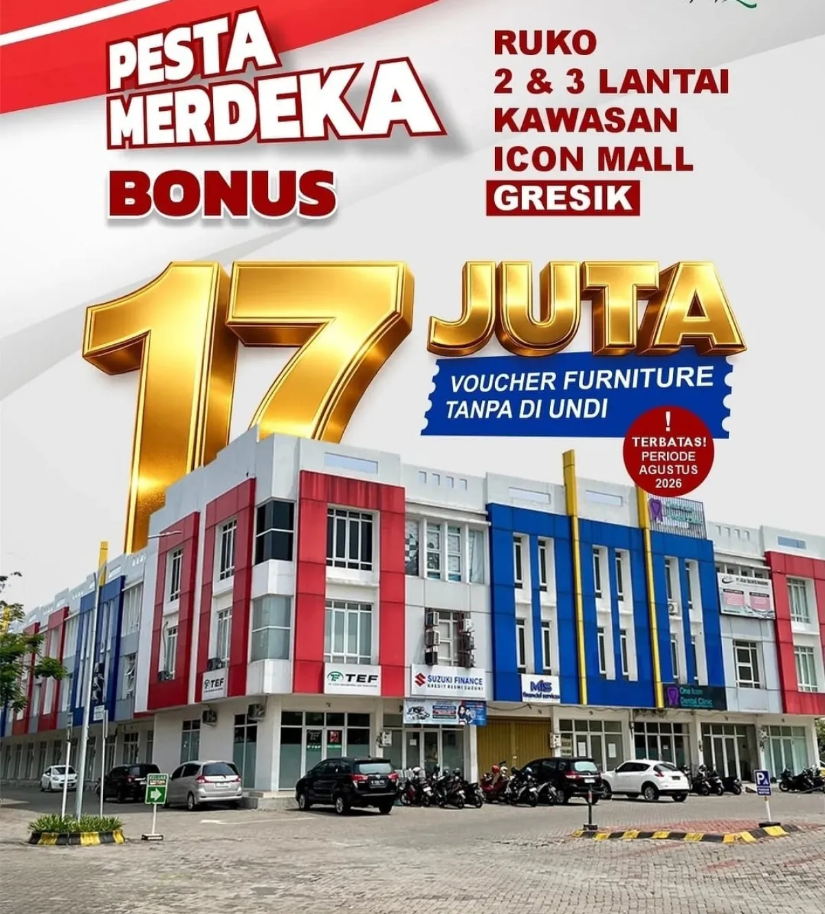 PT Raya Bumi Nusantara Permai (RBNP) menghadirkan program Pesta Merdeka Ruko Green Garden selama Agustus 2026